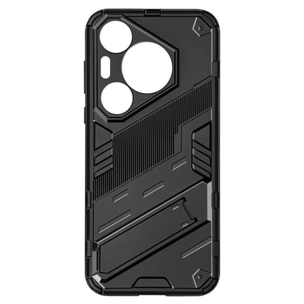 Fodral till Huawei Pura 70 Pro med stöd för stöd för stöd Svart - AVIZAR - Stel - Syntet - Blandat