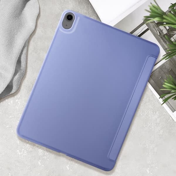 Fodral för iPad Air 11 2024 - AVIZAR - Vikbart flip-stöd i flera positioner - Lila - Syntet
