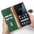 Miniatyrbild 3 av 4: Etui för Sony Xperia 10 VI - AVIZAR - Fodral med klaff - Grön - Semi-styv - Kortfack