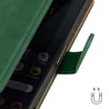 Miniatyrbild 4 av 4: Etui för Sony Xperia 10 VI - AVIZAR - Fodral med klaff - Grön - Semi-styv - Kortfack