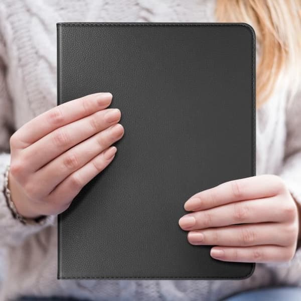 Flip-fodral för iPad Air 13 2024 - AVIZAR - 360 Rotating Folio - Svart