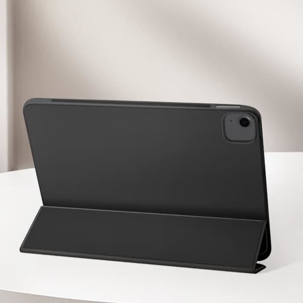 Fodral för iPad Air 13 2024 - AVIZAR - Vikbart flip-stöd för flera positioner - Svart