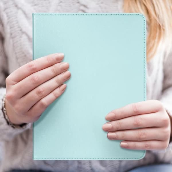 Flip-fodral för iPad Pro 13 2024 - AVIZAR - 360 Rotating Folio - Blå - Syntet - Blandat