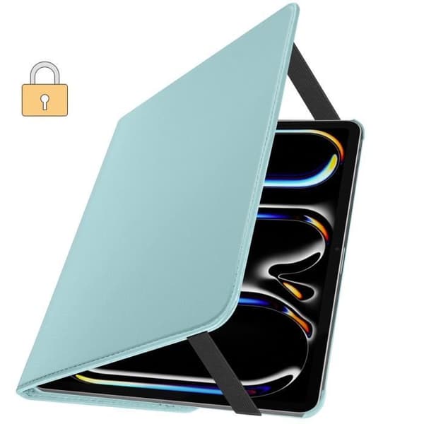 Flip-fodral för iPad Pro 13 2024 - AVIZAR - 360 Rotating Folio - Blå - Syntet - Blandat
