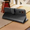 Miniatyrbild 3 av 4: Étui plånbok AVIZAR för Samsung Galaxy Xcover 7 - Svart - Elegant söm - Videostöd funktion