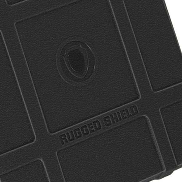Fodral till Samsung Galaxy Xcover 7 - AVIZAR - Robust sköld - Svart präglat mönster - Stötsäker
