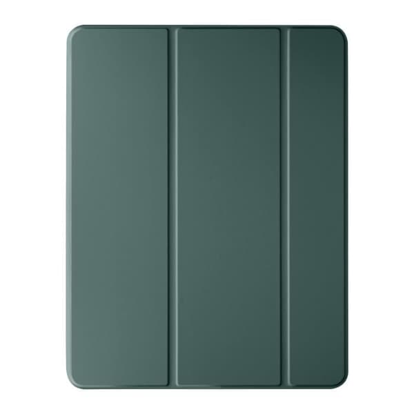 Fodral för iPad Air 11 2024 - AVIZAR - Vikbart flip-stöd i flera positioner - Mörkgrön - Fullständigt skydd
