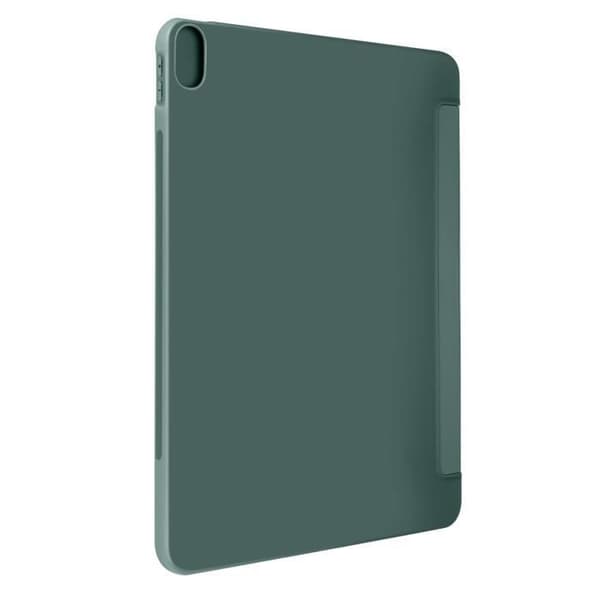 Fodral för iPad Air 11 2024 - AVIZAR - Vikbart flip-stöd i flera positioner - Mörkgrön - Fullständigt skydd