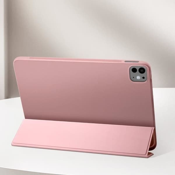 Fodral för iPad Pro 13 2024 - AVIZAR - Vikbart flip-stöd i flera positioner - Rosa