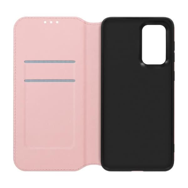 Fodral för Samsung Galaxy A35 5G flipkorthållare och videostöd Rosa Champagne