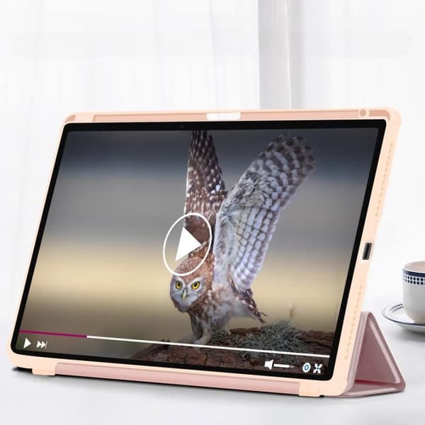 Fodral för iPad Air 11 2024 - AVIZAR - Rosa - Stöd för video / tangentbordsläge