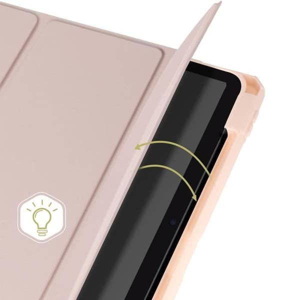 Fodral för iPad Air 11 2024 - AVIZAR - Rosa - Stöd för video / tangentbordsläge