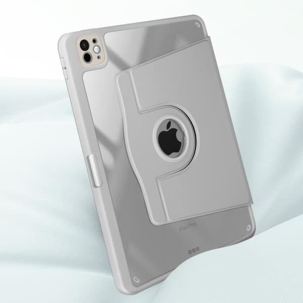 Fodral till iPad Pro 13 2024 - AVIZAR - Flip Rotating Stand - Grå