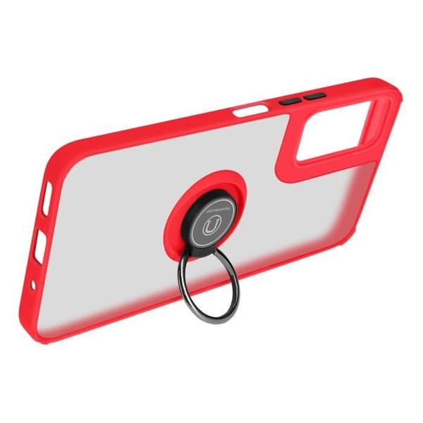 Smartphonefodral - AVIZAR - Motorola Moto G24 - Stötsäkert fodral - Metallring - Videostöd