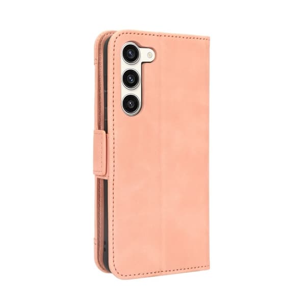 Samsung A35 5G pung etui PU læder 6-LOMMES Winston V3 - Rose guld