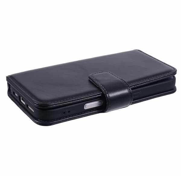Nordic Covers iPhone 16 Etui Essential Leather Raven Black