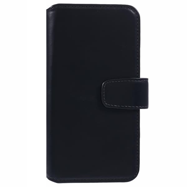 Nordic Covers iPhone 16 Kotelo Essential Leather Raven Black