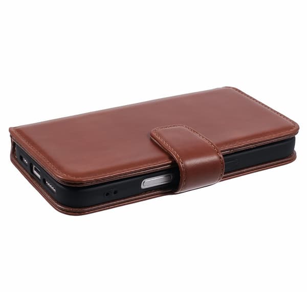 Nordic Covers iPhone 16 Fodral Essential Leather Maple Brown