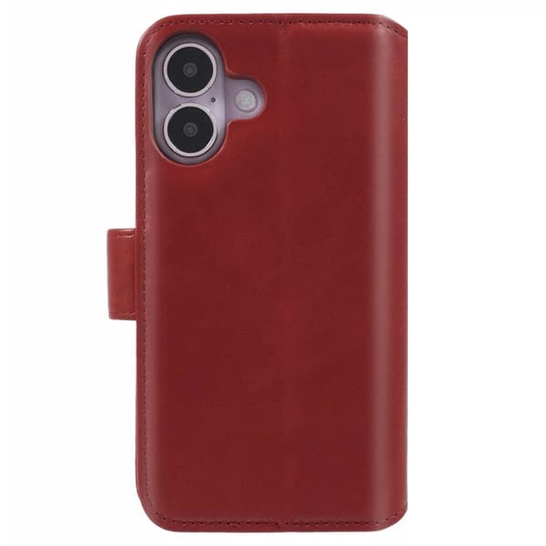 Nordic Covers iPhone 16 Kotelo Essential Leather Poppy Red