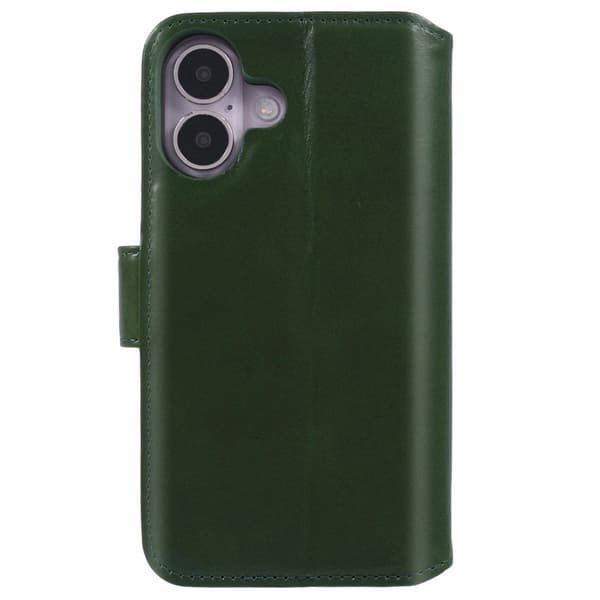Nordic Covers iPhone 16 Kotelo Essential Leather Juniper Green