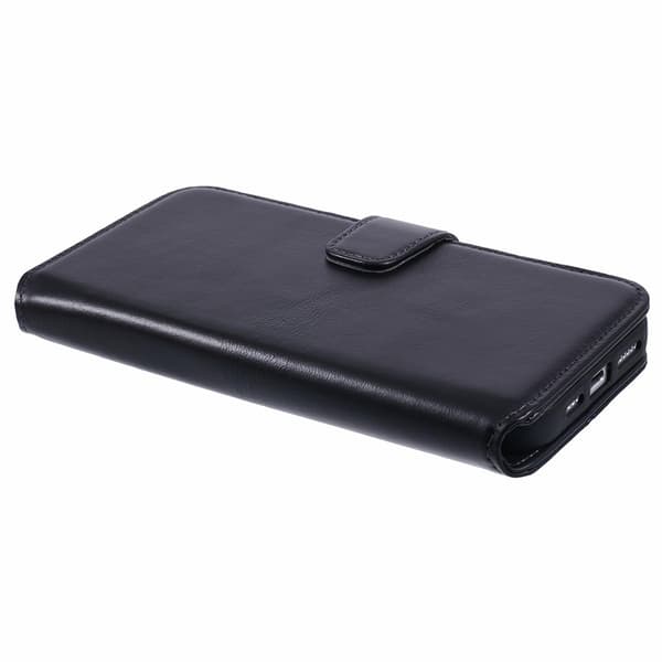 Nordic Covers iPhone 16 Pro Etui Essential Leather Raven Black