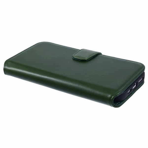 Nordic Covers iPhone 16 Pro Fodral Essential Leather Juniper Green