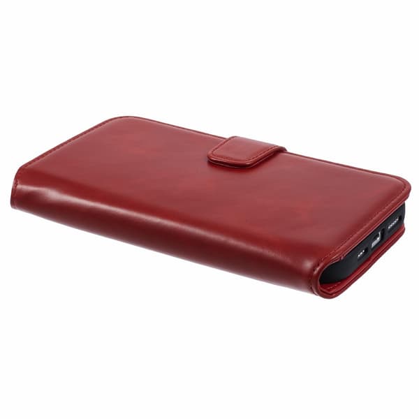 Nordic Covers iPhone 16 Pro Max Kotelo Essential Leather Poppy Red