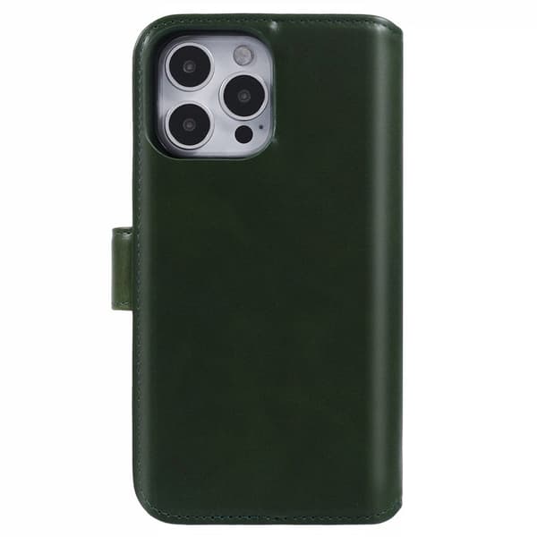 Nordic Covers iPhone 16 Pro Kotelo MagLeather Juniper Green