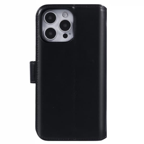 Nordic Covers iPhone 16 Pro Max Kotelo MagLeather Raven Black
