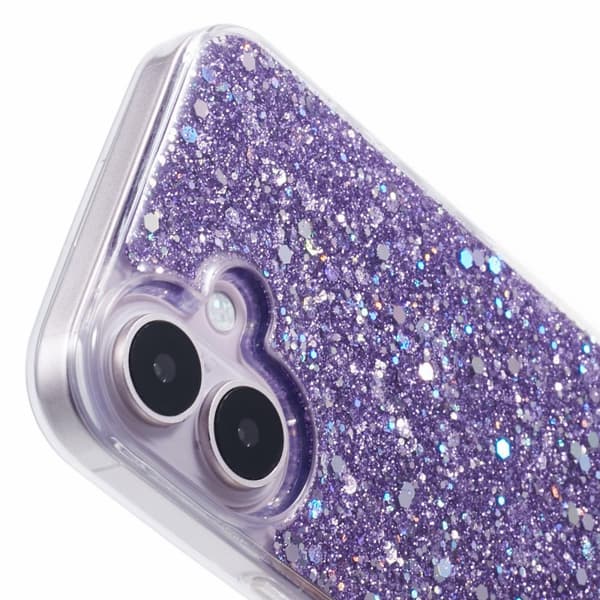 Nordic Covers iPhone 16 Kuori Sparkle Series Lilac Purple