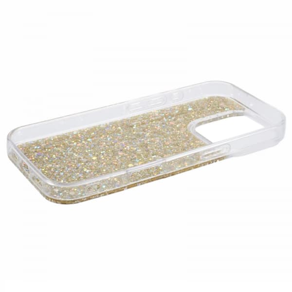 Nordic Covers iPhone 16 Pro Kuori Sparkle Series Citrine Gold