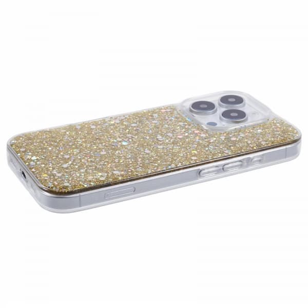 Nordic Covers iPhone 16 Pro Max Kuori Sparkle Series Citrine Gold