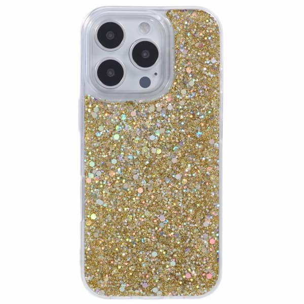 Nordic Covers iPhone 16 Pro Max Kuori Sparkle Series Citrine Gold