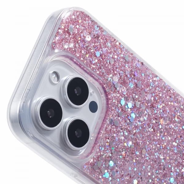 Nordic Covers iPhone 16 Pro Max Kuori Sparkle Series Blossom Pink