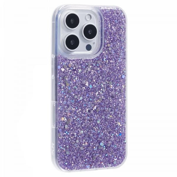 Nordic Covers iPhone 16 Pro Max Kuori Sparkle Series Lilac Purple