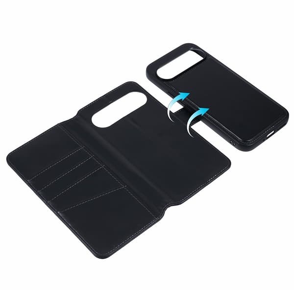Nordic Covers Google Pixel 9/Pixel 9 Pro Kotelo MagLeather Raven Black