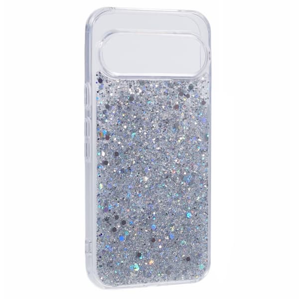 Nordic Covers Google Pixel 9/Pixel 9 Pro Kuori Sparkle Series Stardust Silver