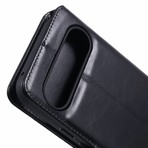 Nordic Covers Google Pixel 9 Pro XL Kotelo Essential Leather Raven Black