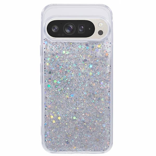 Nordic Covers Google Pixel 9 Pro XL Cover Sparkle Series Stardust Silver