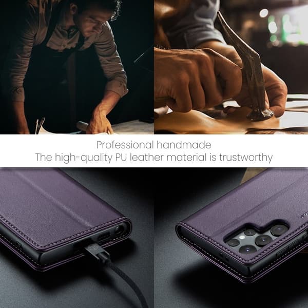 CaseMe Skin Pro Fodral Samsung S24 Ultra - Lila