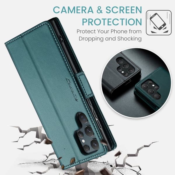 CaseMe Skin Pro Cover Samsung S23 Ultra - Grøn