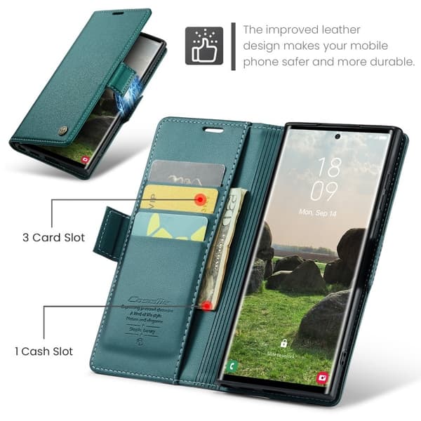 CaseMe Skin Pro Cover Samsung S23 Ultra - Grøn
