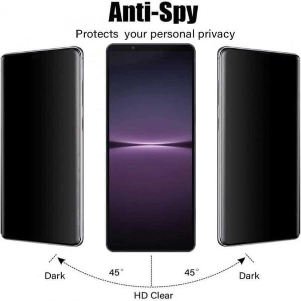 Xperia 1 VI Privacy Härdat glas 0.26mm 2.5D 9H