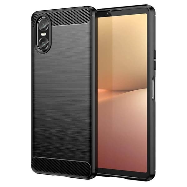 Xperia 10 VI Stöttåligt Skal SlimCarbon