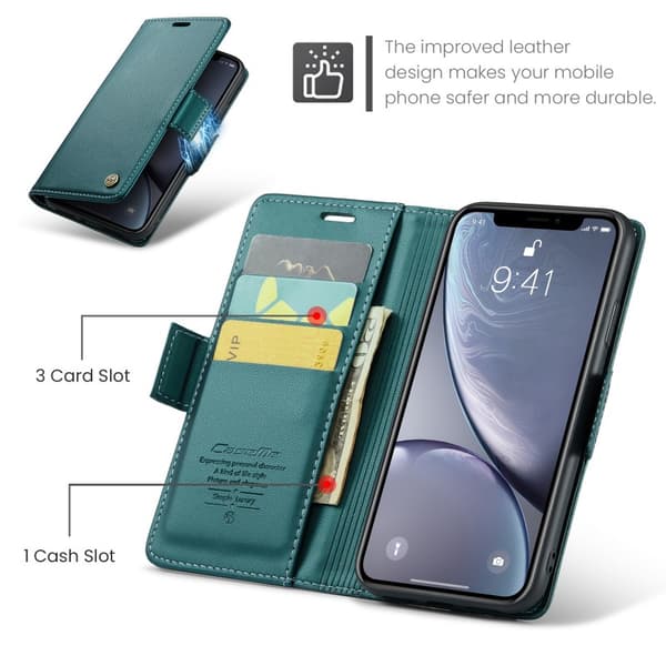 CaseMe Skin Pro Case iPhone XR - Vihreä