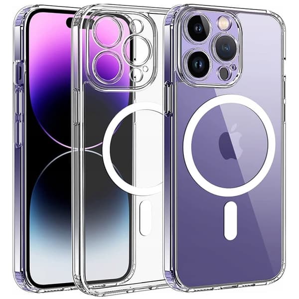 CO2 MAGNETIC CLEAR FODRAL FÖRSTÄRKAT FÖR MAGSAFE IPHONE 14 PRO MAX