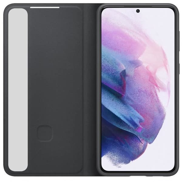 Smart Clear View Cover S21 Plus Svart