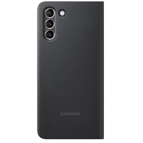 Smart Clear View Cover S21 Plus Svart