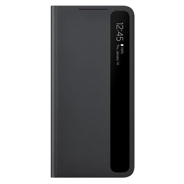 Smart Clear View Cover S21 Plus Svart