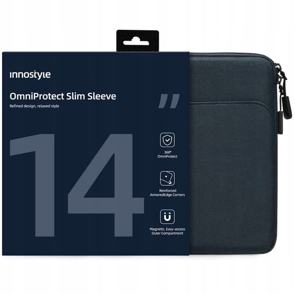 Innostyle Laptopväska Vattentätt Fodral Omniprotect Slim För resor och vardagsbruk